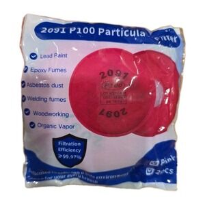 NEW 3M 2091 P100 Replacement Particulate‎ Filters Respirator Protection
